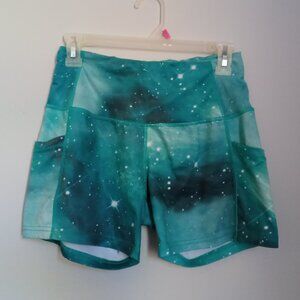 Feed Me Fight Me cc workout shorts